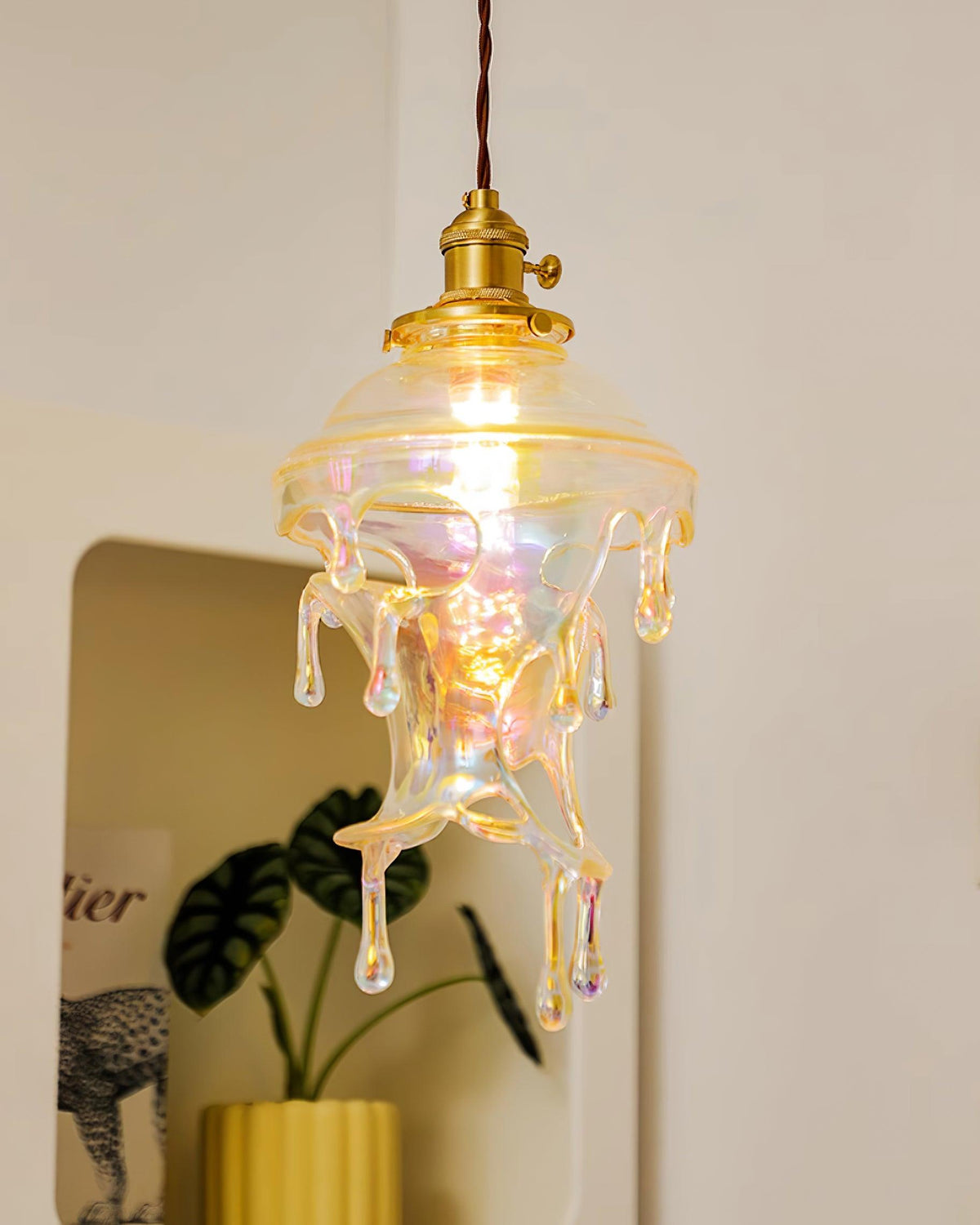 Luxora Suspension Goutte d’Eau Iridescente