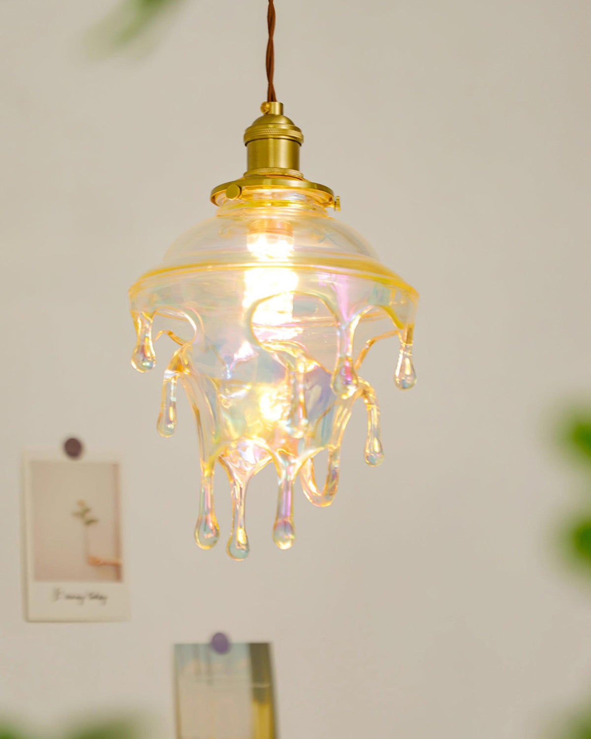 Luxora Suspension Goutte d’Eau Iridescente