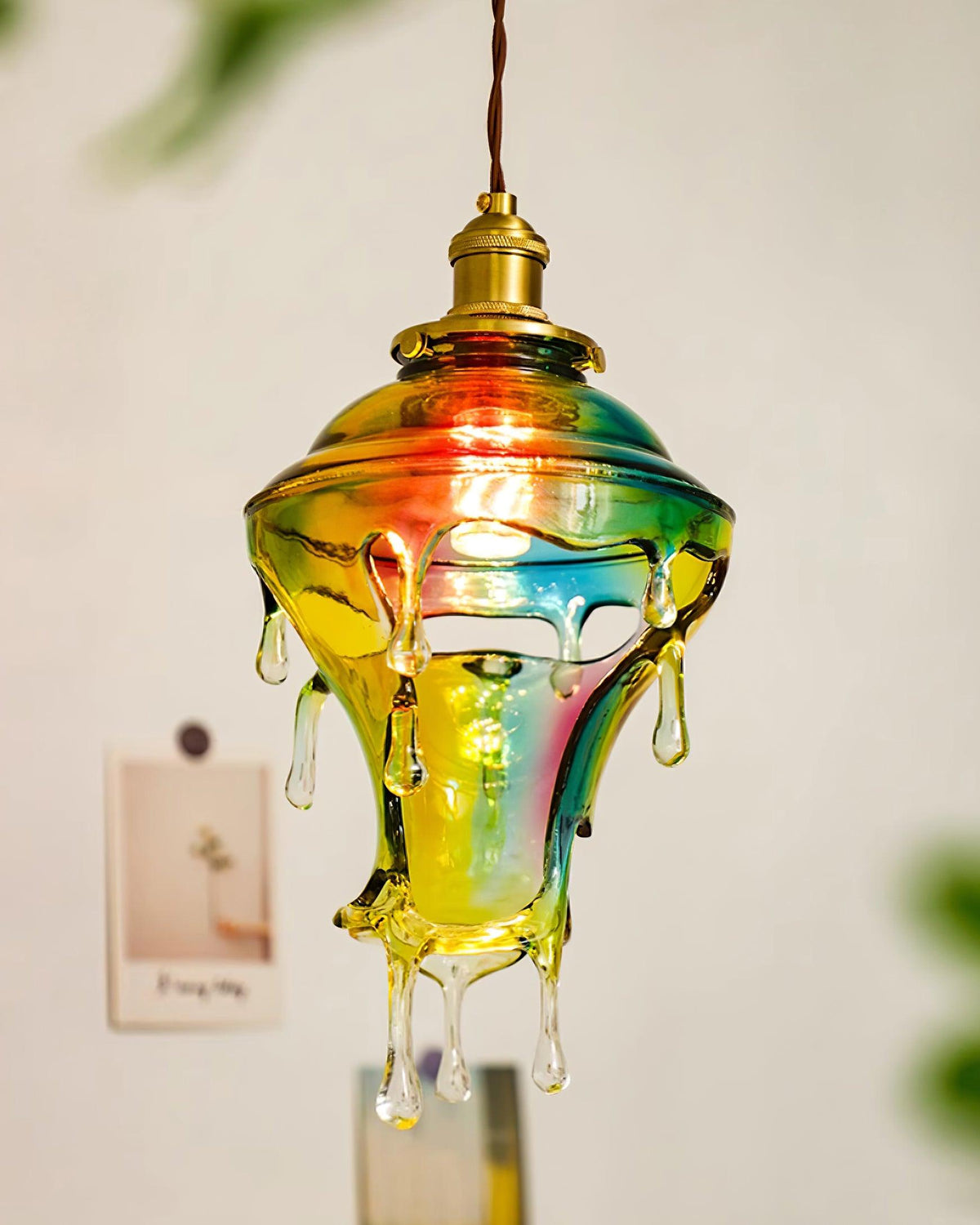Luxora Suspension Goutte d’Eau Iridescente