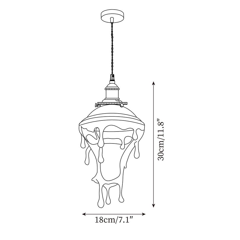 Luxora Suspension Goutte d’Eau Iridescente