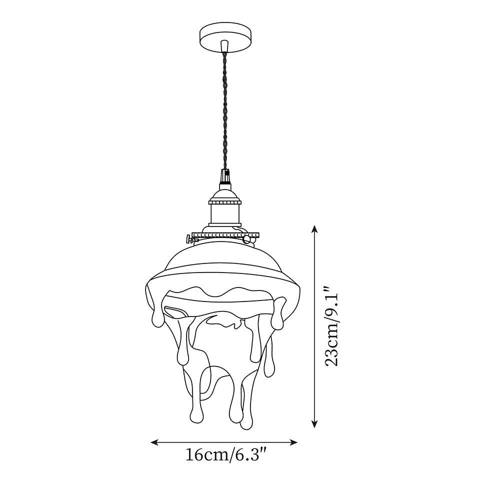 Luxora Suspension Goutte d’Eau Iridescente