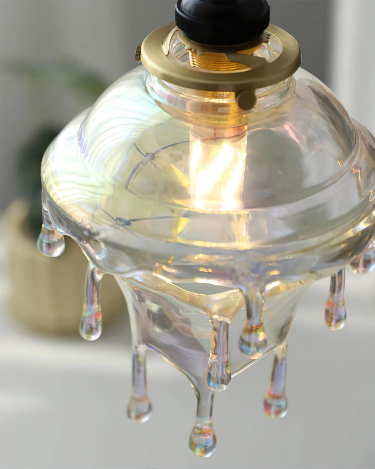 Luxora Suspension Goutte d’Eau Iridescente