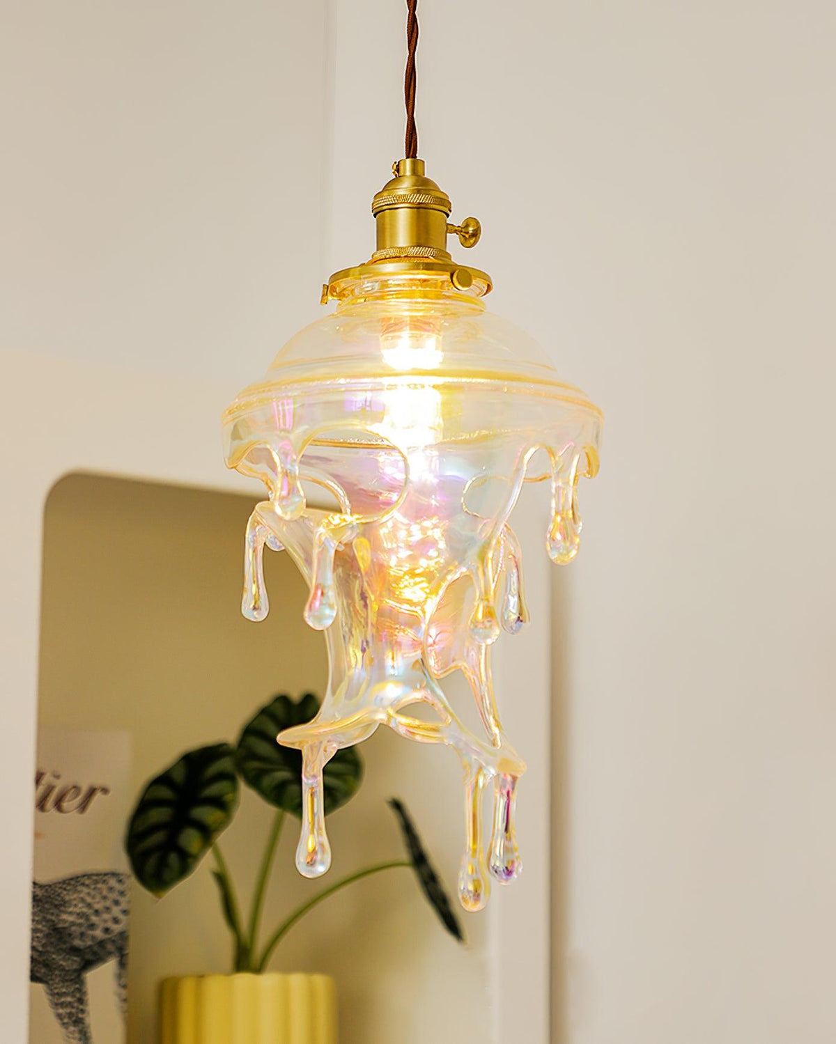 Luxora Suspension Goutte d’Eau Iridescente