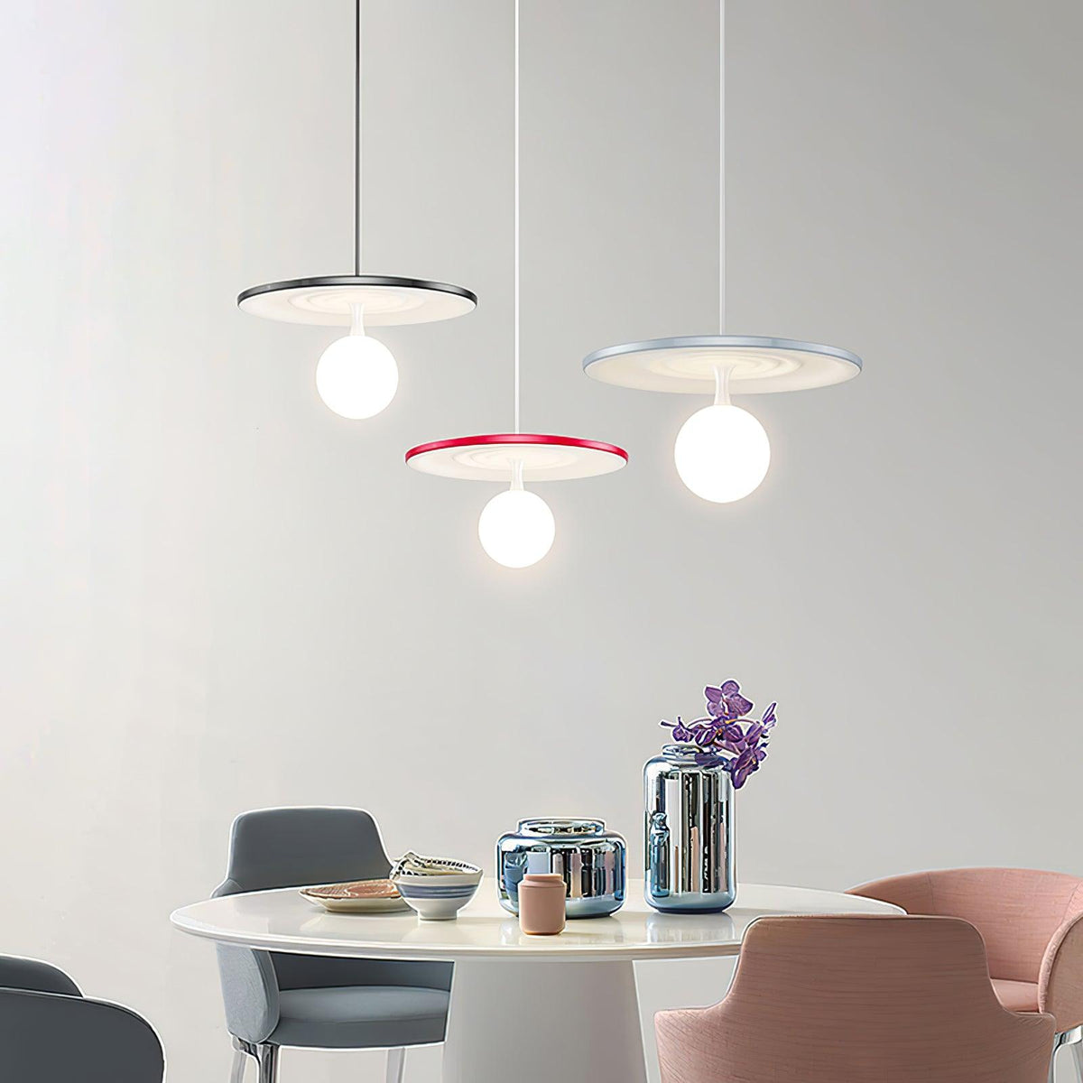 Leila Suspension Métal Minimaliste