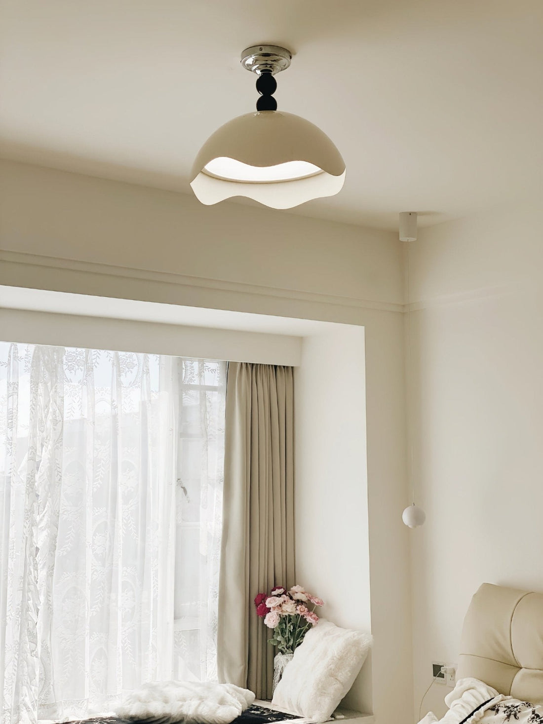Erlorus Lampe de Plafond Vague Art Nordique Crest