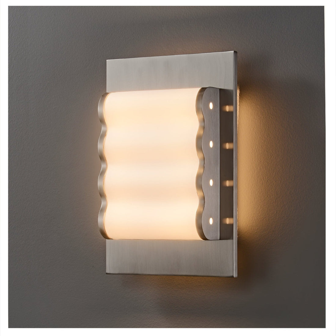 Wave Applique murale contemporaine en tissu