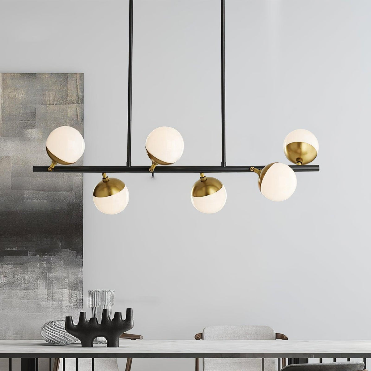 Lustra Lustre Waverly en Verre Élégant