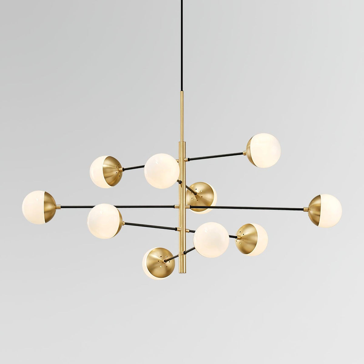 Lustra Lustre Waverly en Verre Élégant
