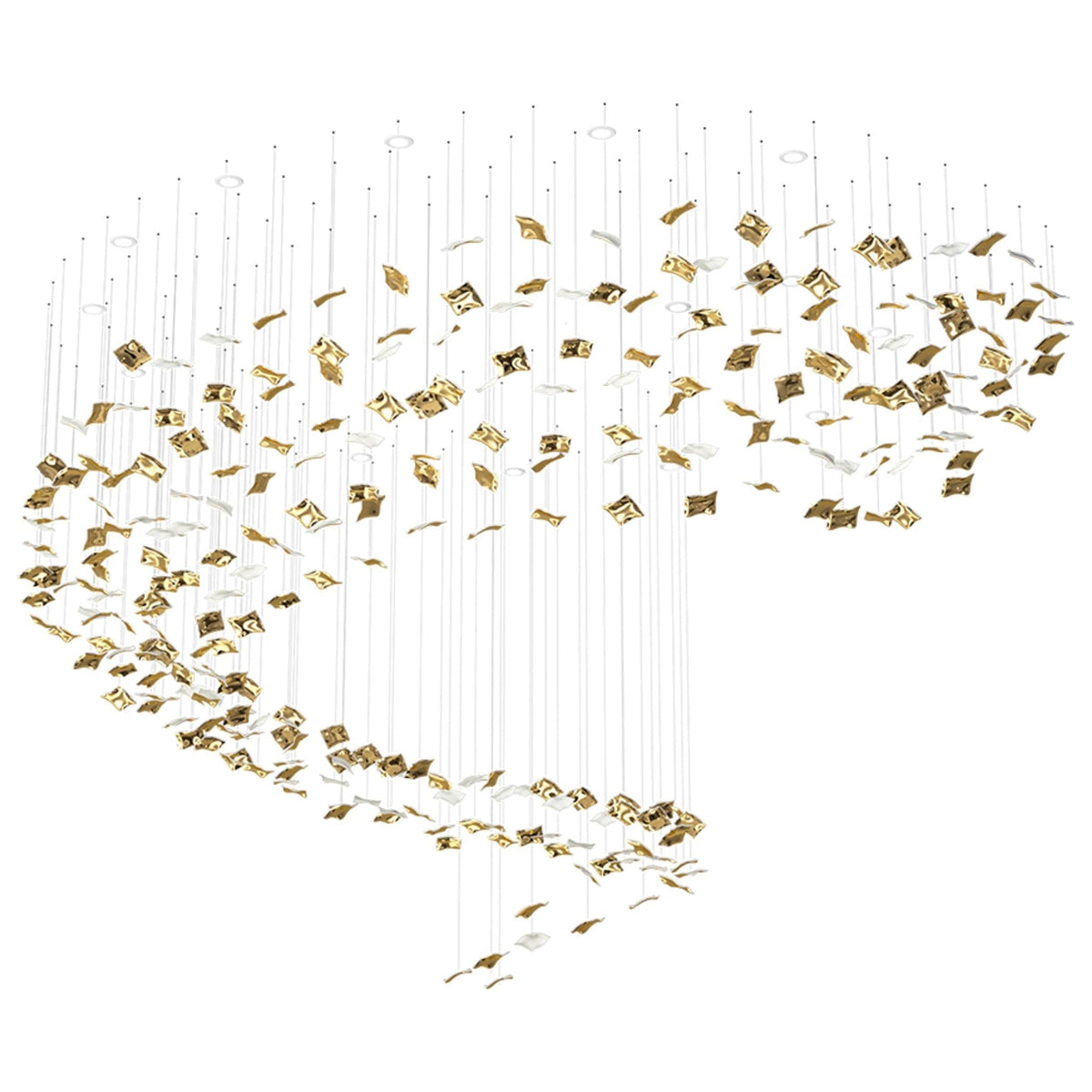 Viliros Verre Spirale Suspension Lumière