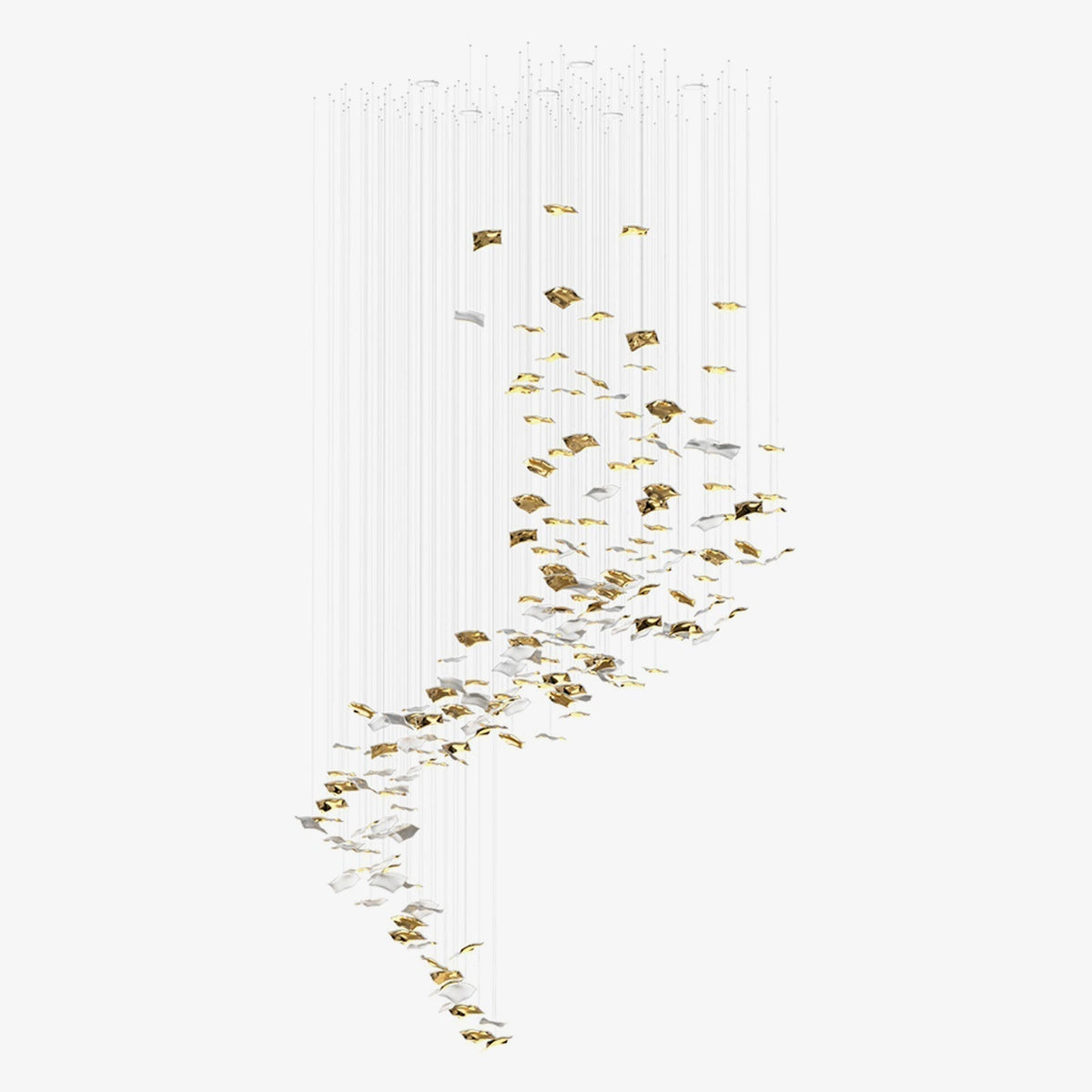 Viliros Verre Spirale Suspension Lumière