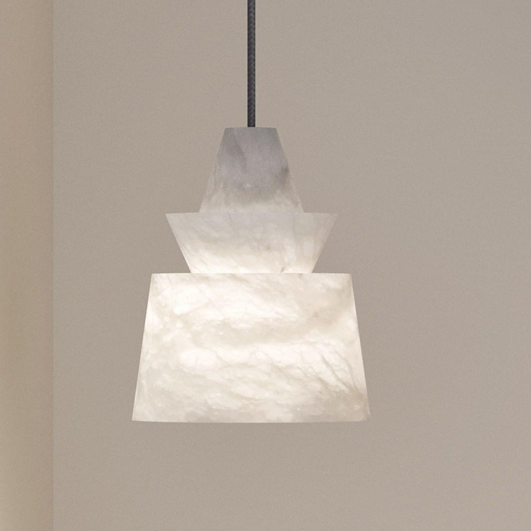 Curineth Suspension Minimaliste en Albâtre
