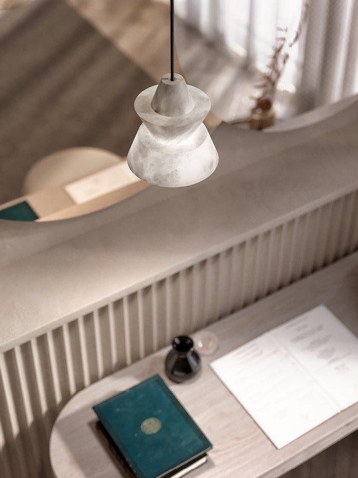 Curineth Suspension Minimaliste en Albâtre