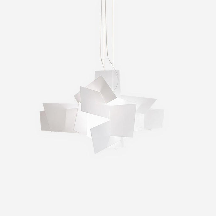 Origami Suspension blanche moderne