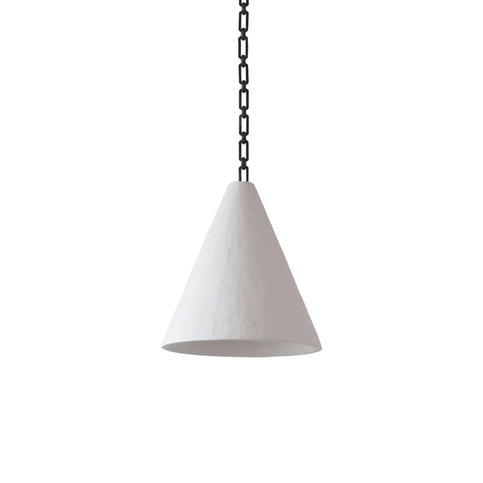Zavelila Suspension Métal Plâtre Blanc Minimaliste
