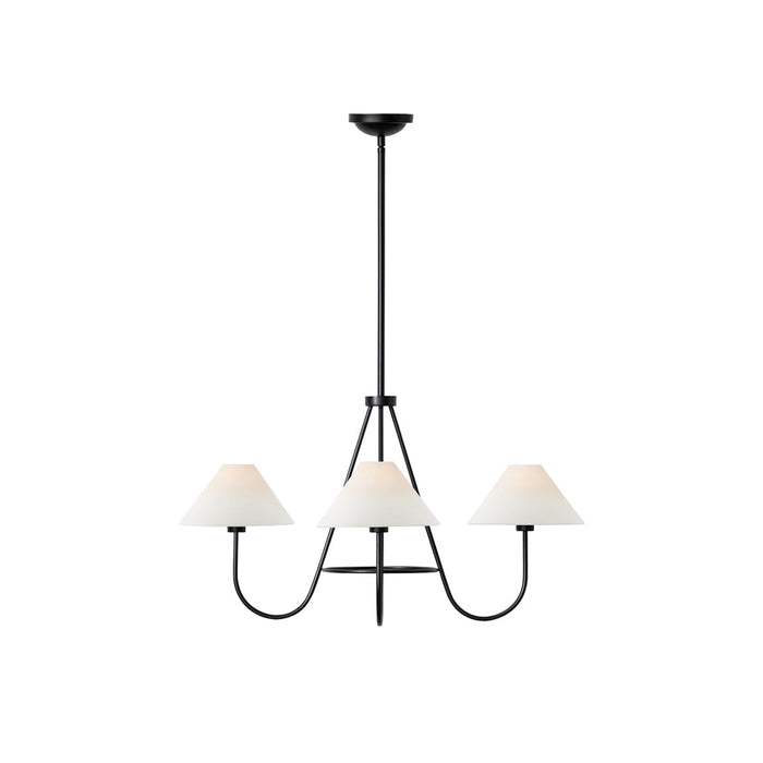 Ellaeara Lustre Tissu Noir Industriel Vintage