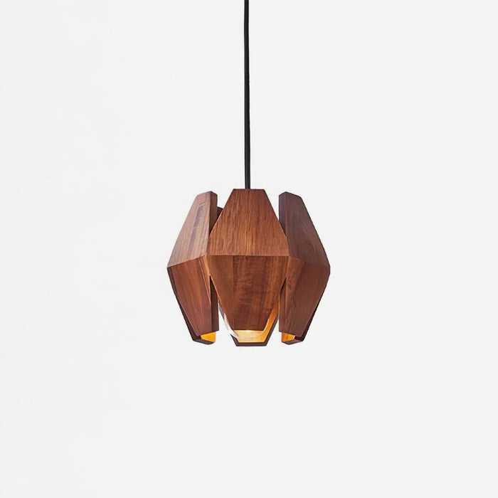 Suspension Géométrique Bois Nordique Minimaliste