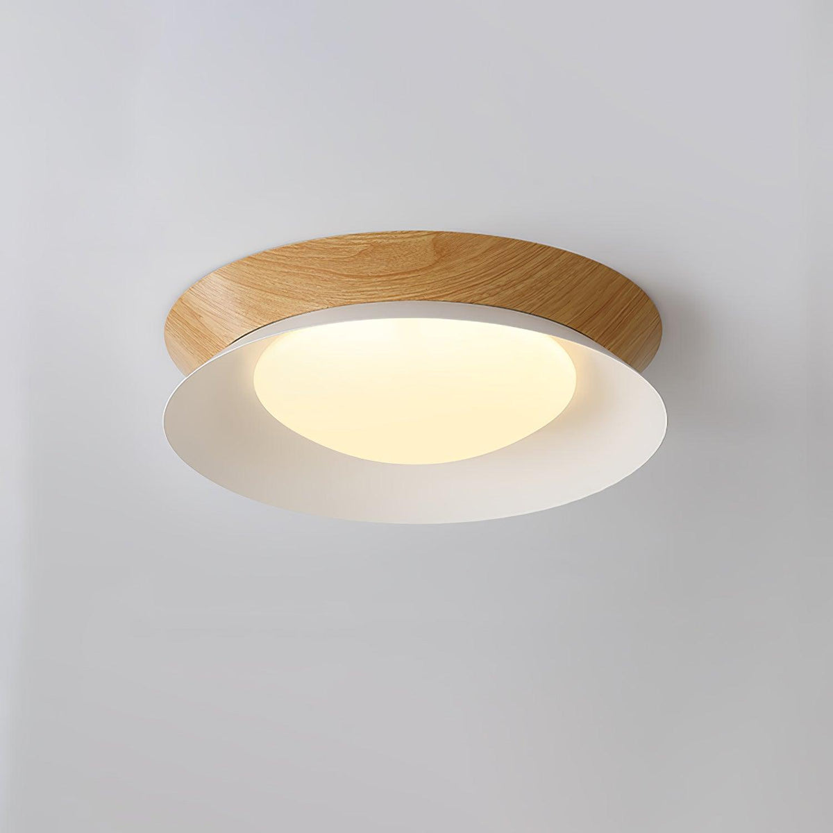 Solara Plafonnier Anneau Double Demi-Rond