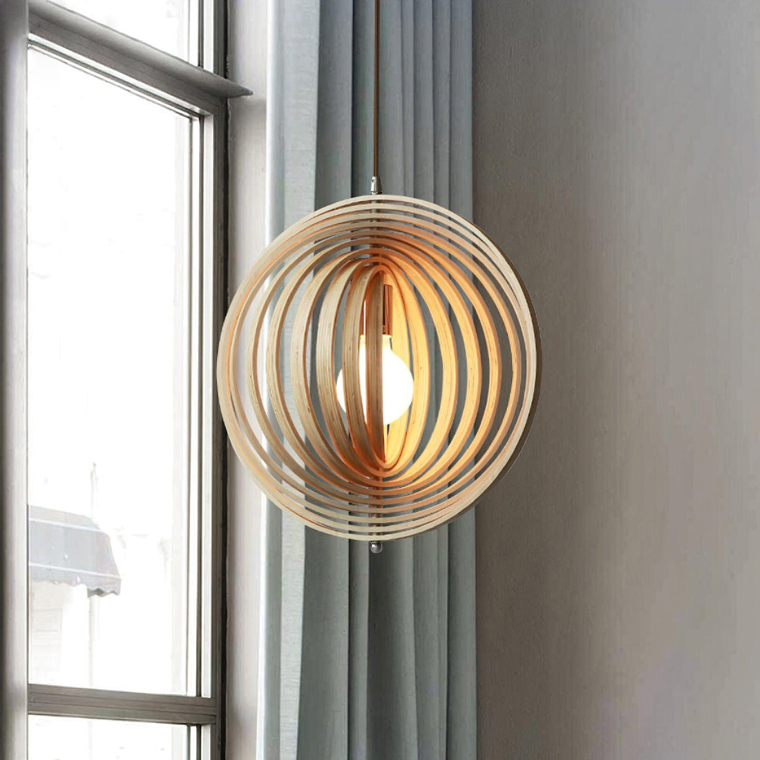 Spira Suspension en Bois Organique