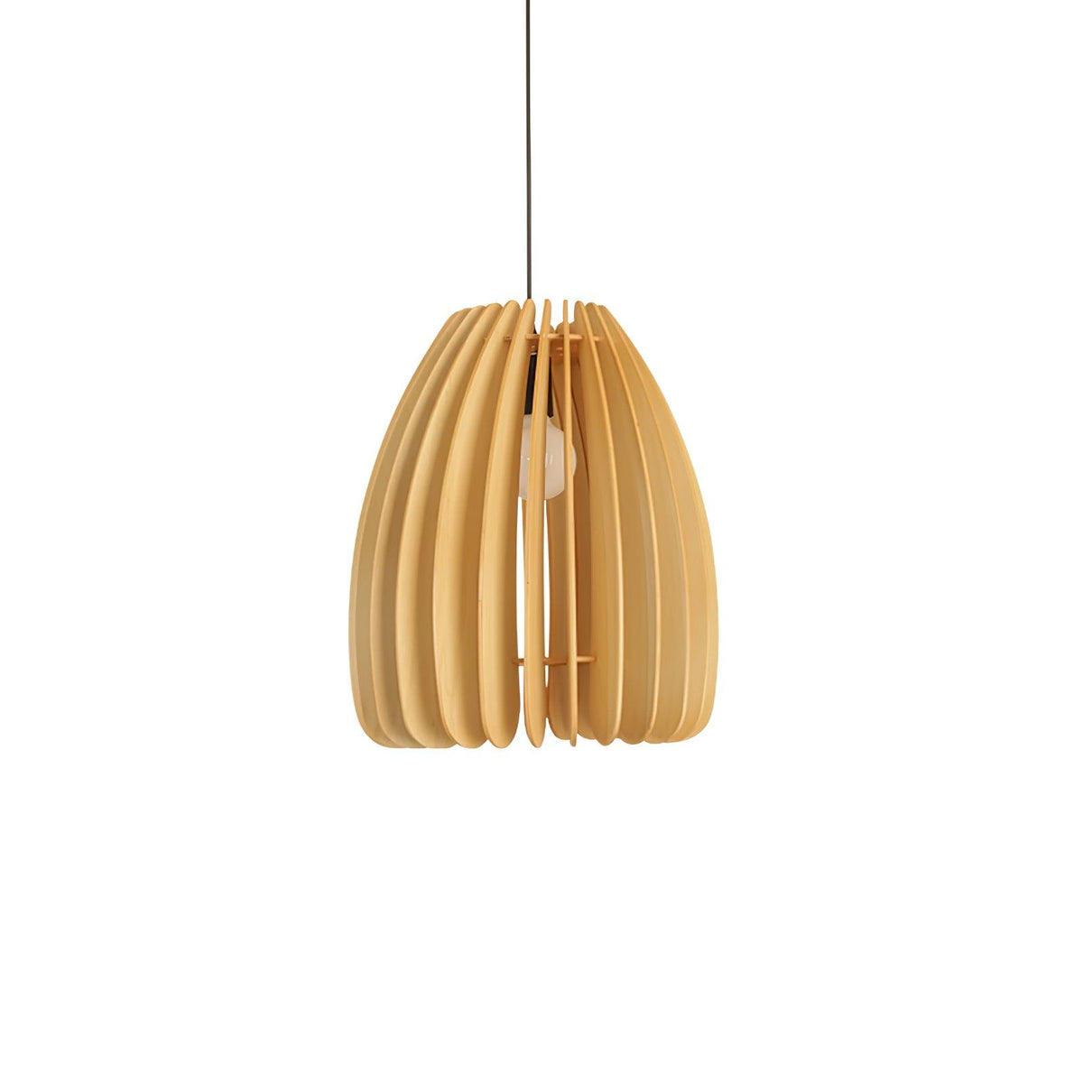 Vovene Élégance Unique Sphère Bois Suspension