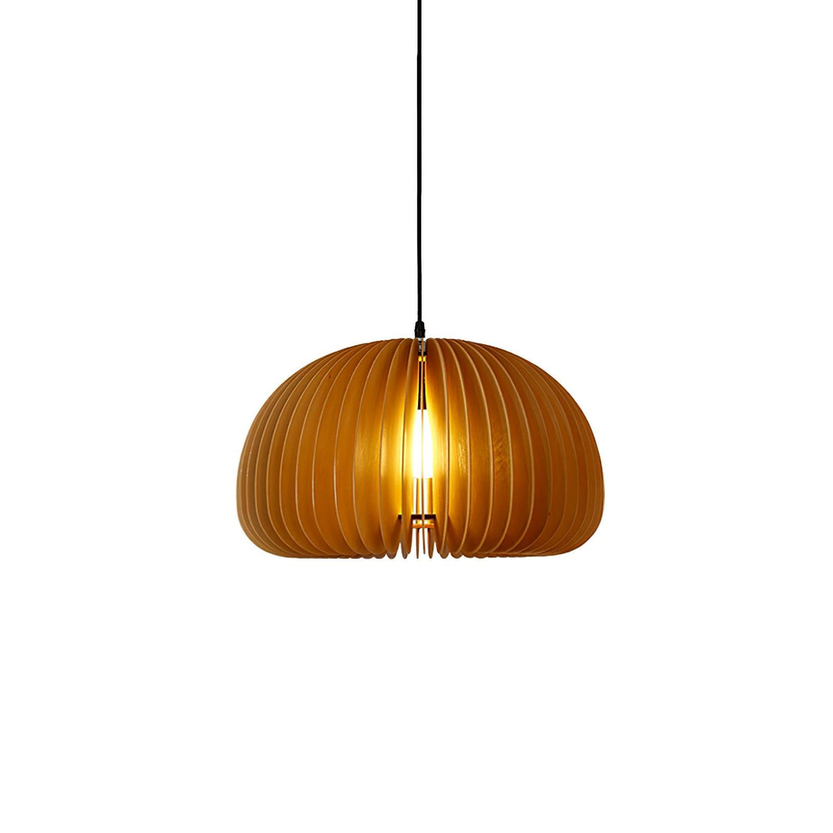 Vovene Élégance Unique Sphère Bois Suspension