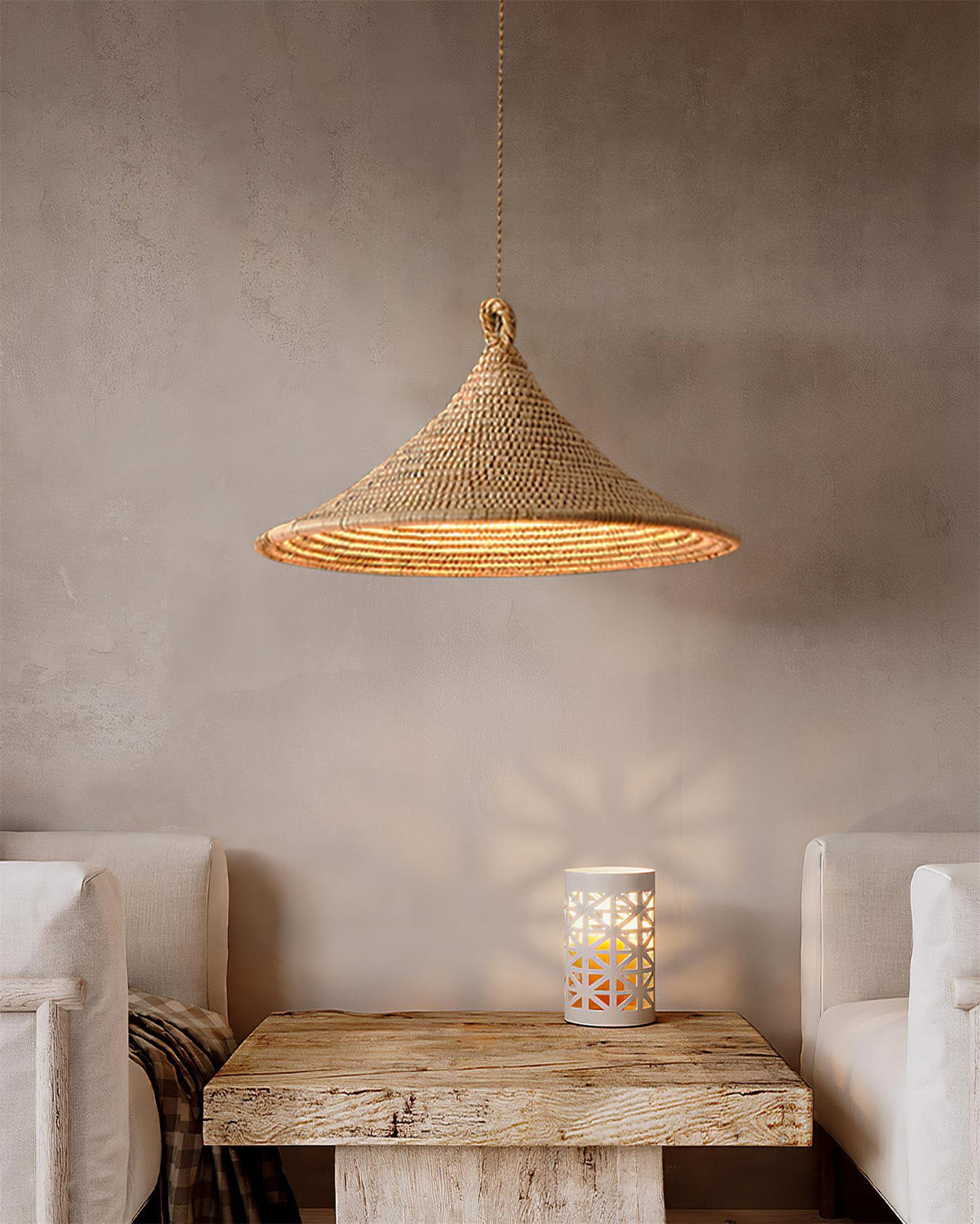 Yariah Suspension Chanvre Conique