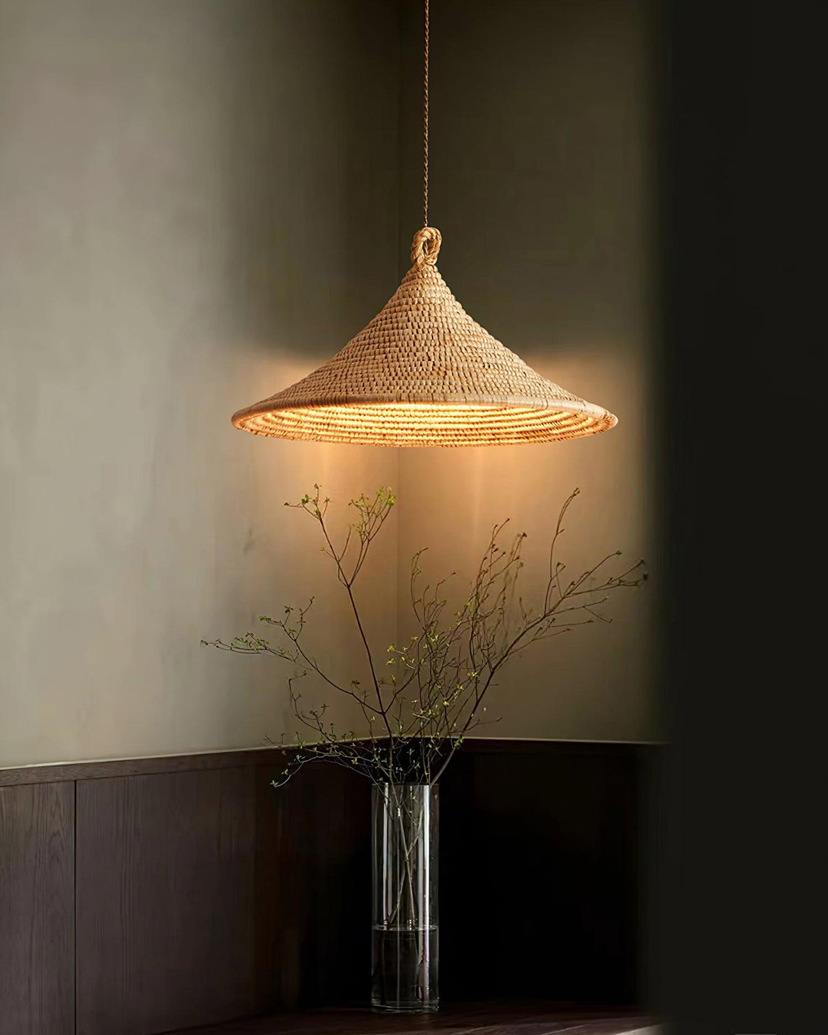 Yariah Suspension Chanvre Conique