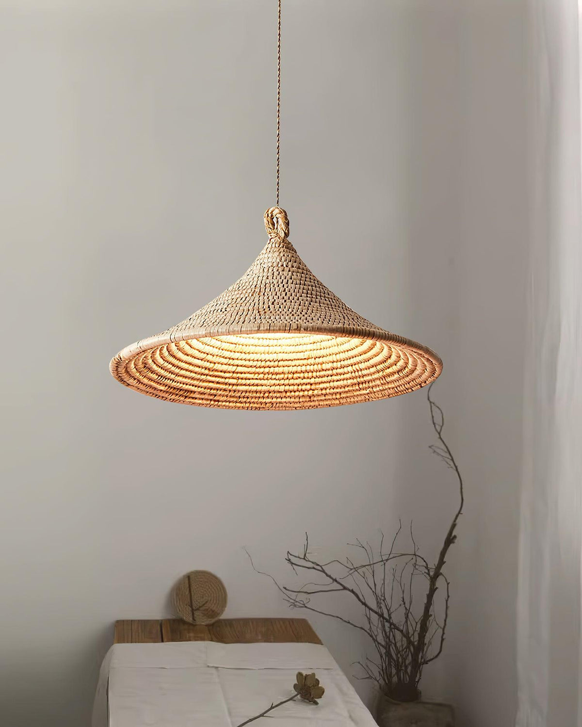 Yariah Suspension Chanvre Conique