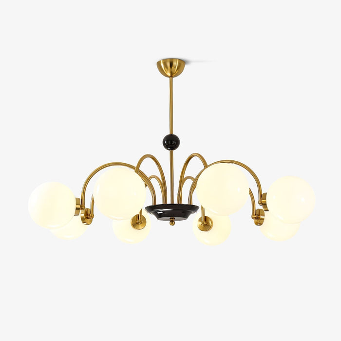 Lustra Lustre Cadre en Tige et Blanc