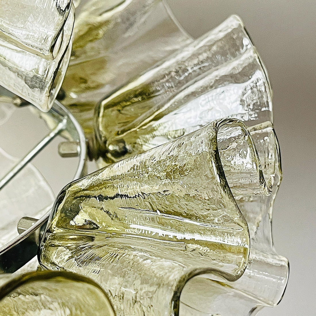 Zerelle Suspension Verre Froncé Fleur