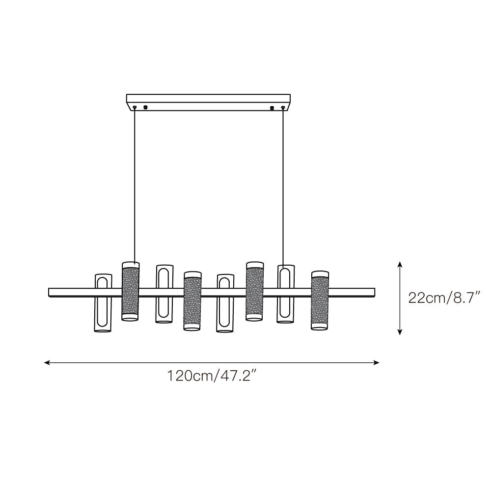 Evsola Suspension Métal Minimaliste Moderne