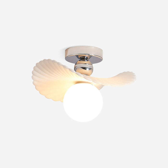 Ilyon Lampe Plafonnier Moderne à Abat-Jour Givré à Ailes