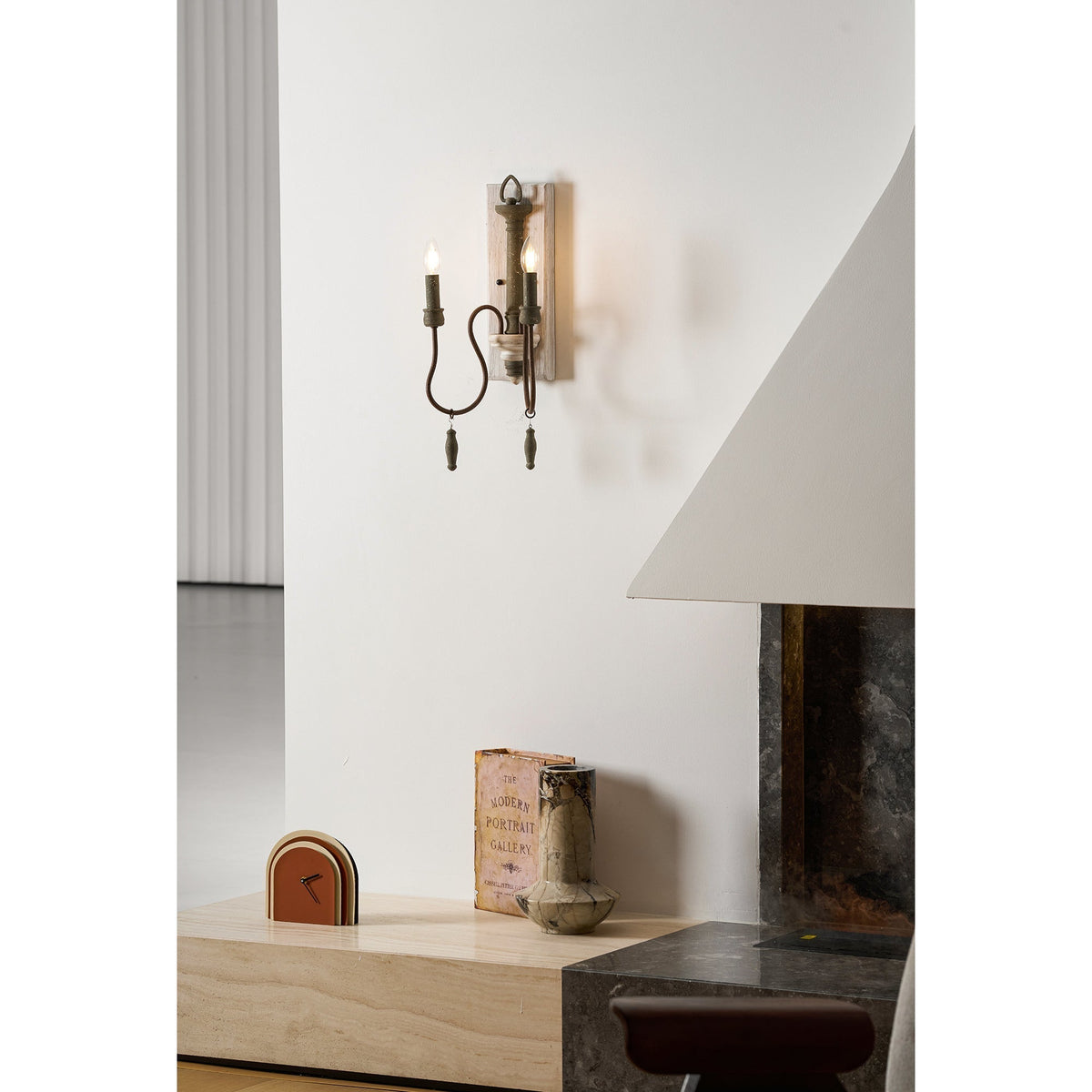 Zoe Applique Murale Métal Classique Vintage Élégance