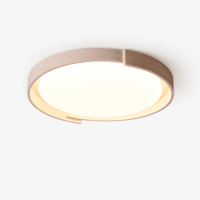 Zevinarae Lumière de Plafond Industrielle en Travertin