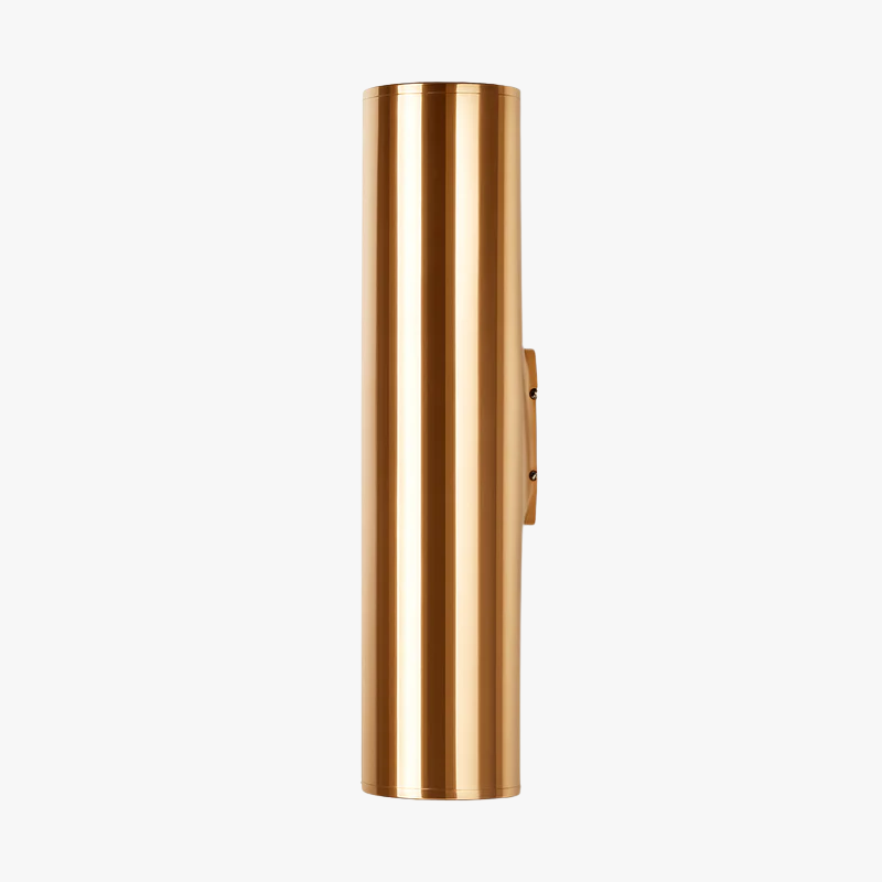 Applique Murale Tube Cylindrique Doré - Tubéil