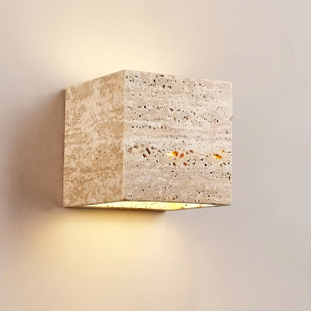 Applique Murale Effet Travertin Wabi-Sabi - Luminosa