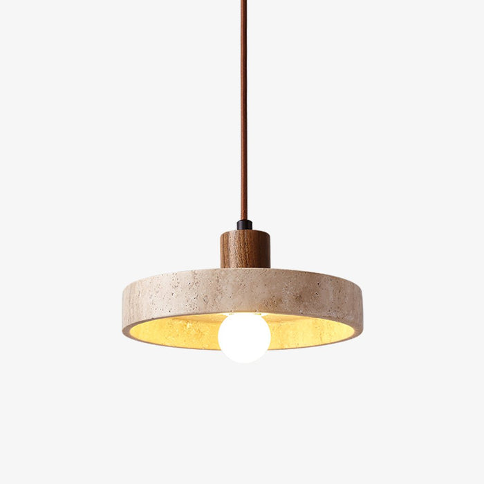 Evvynor Travertin Pendentif Lumière