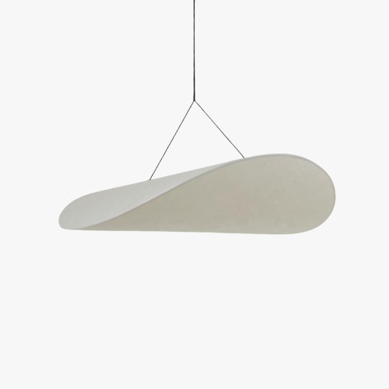 Nixie Suspension Géométrique Moderne Soie Blanc Salon