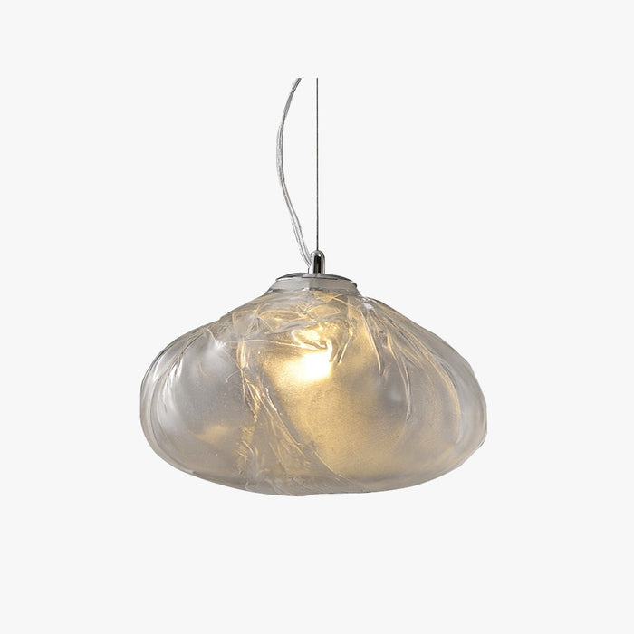 Avi Suspension Globe, Métal/Verre, Clair/Gris/Ambre