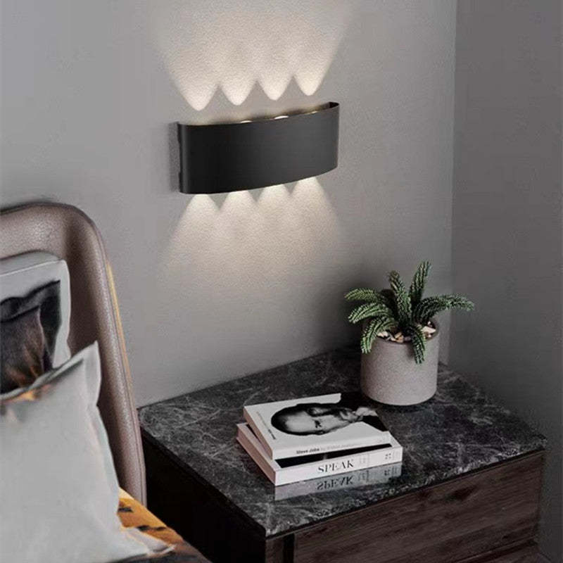 Tronix Applique Murale Rectangulaire Moderne Noir/Blanc. Corridor