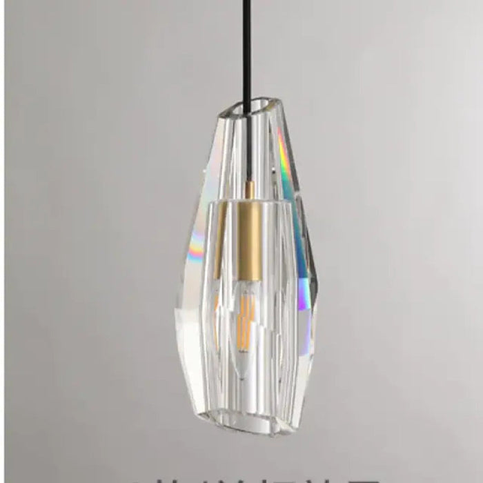Kristy Luminaires épuré Suspension Moderne LED Métal/Cristal Salon/Salle à manger