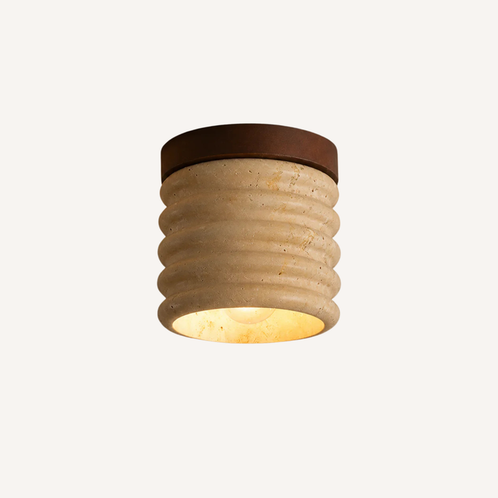Plafonnier Design en Pierre Naturelle - Rivélis