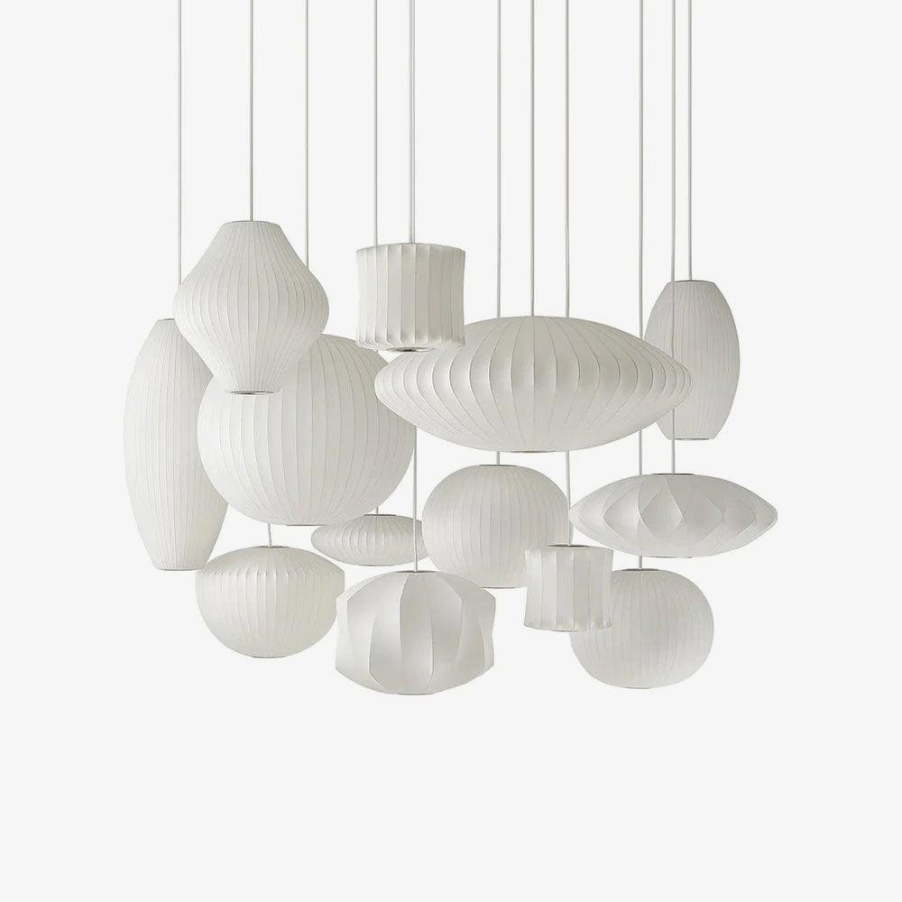 Etrio Suspension Bulle en Soie de Mûrier