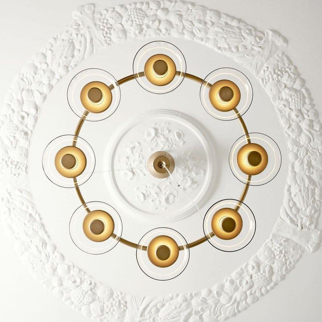 Aethera Lustre circulaire en verre