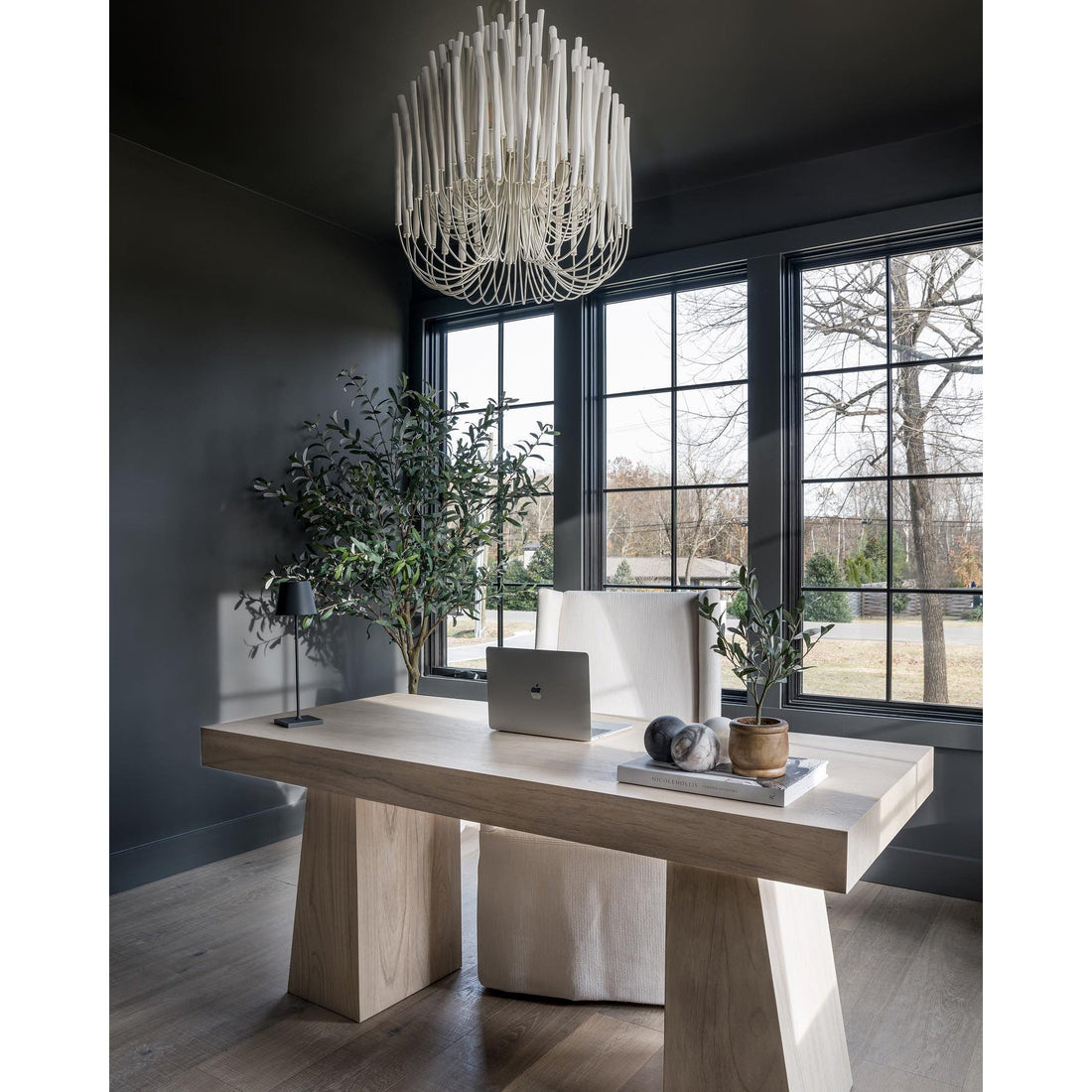 Ulshayra Lustre Postmoderne De Luxe En Bois Et Métal à Multiples Bras